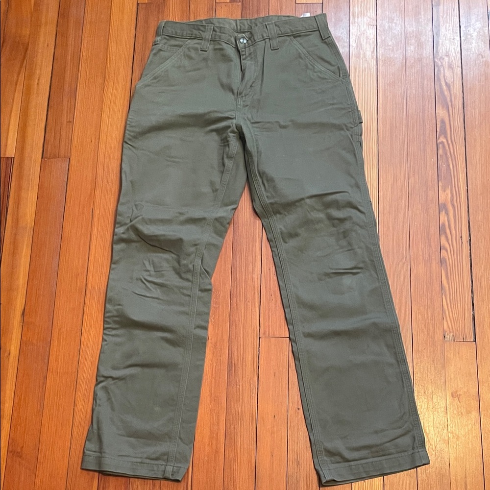 Carhartt olive straight leg 32 x 32